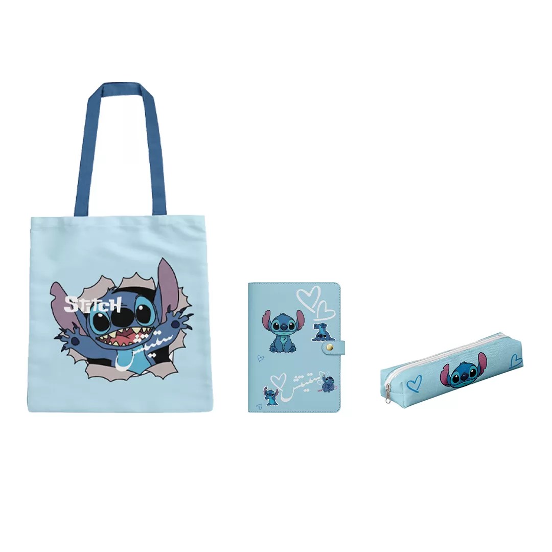 DUO ACCESSORIES – Pack back TB school stitch blue star