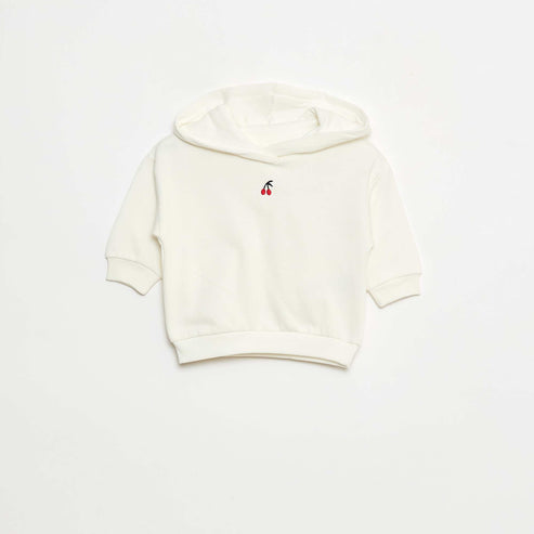 Kiabi Ensemble sweat à capuche legging maille BLANC Drest