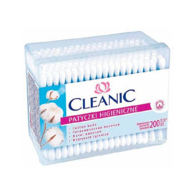 Cleanic – Cotons-Tiges Classiques 200 Pièces