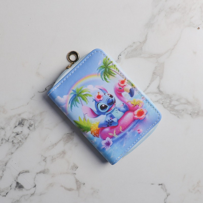 ZENORA – Portefeuille Stitch Bleu Motif 7