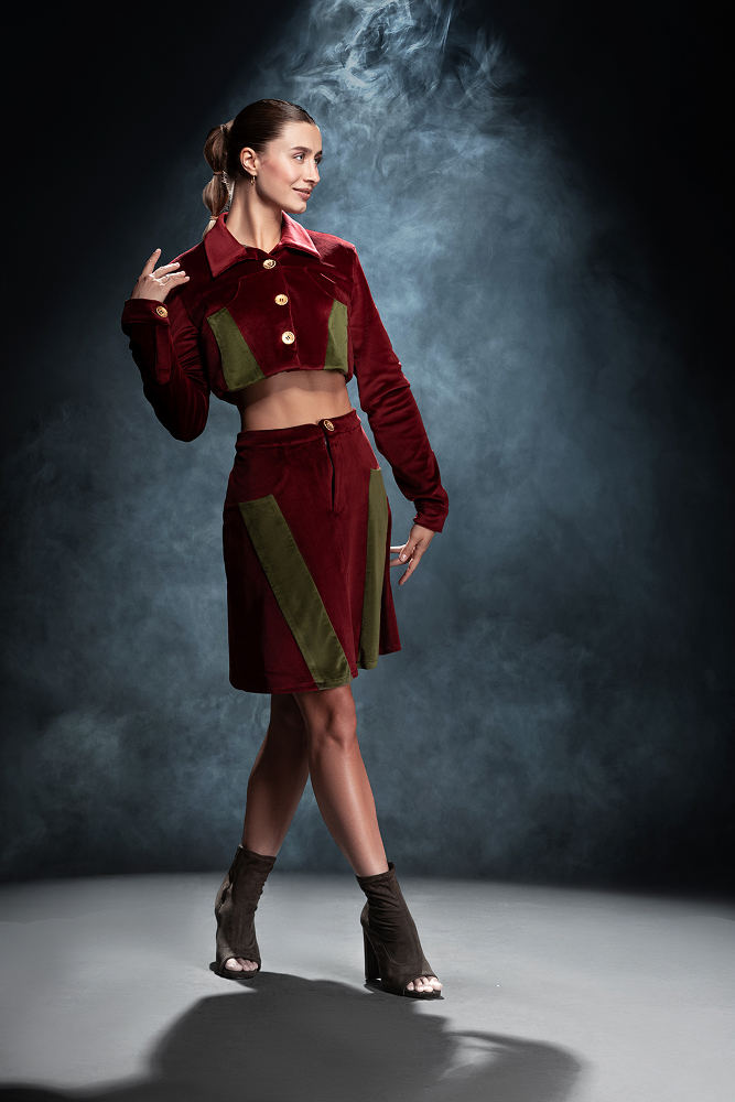 Trésors de Mimi – Set Cyra Bordeaux