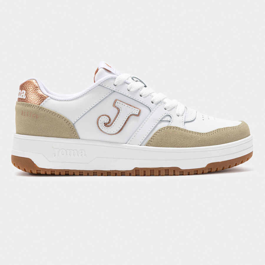 Joma – Basket Casual Femme C.ATTICA LADY 2529 BLANC ROSE