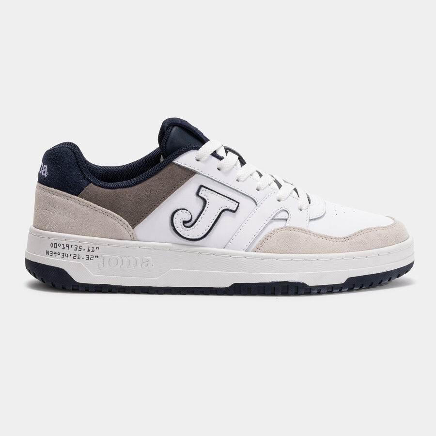 Joma – Chaussures décontractées C.Attica Men 25 homme blanc bleu marine