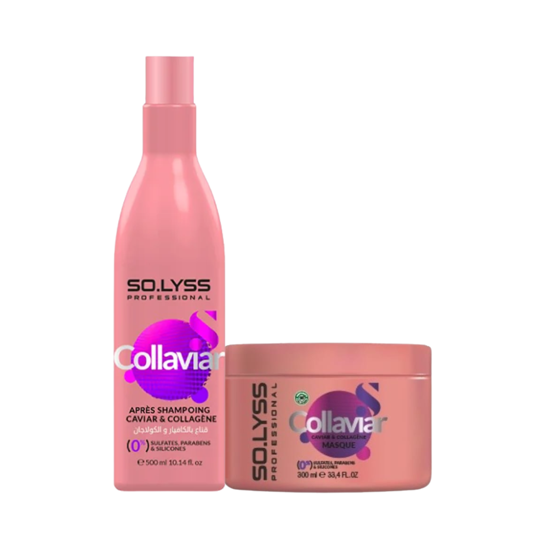 Solyss – Pack Collaviar Shampoing 500Ml + Masque 300Ml