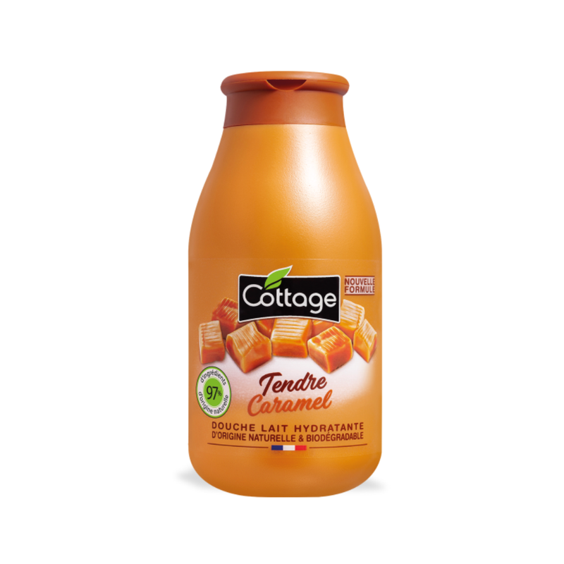 Cottage – Gel Douche Lait Hydratant Tendre Caramel 250 Ml