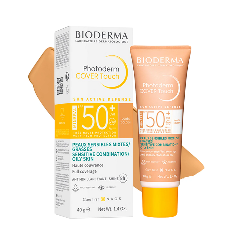 Bioderma – Photoderm Cover-Touch Mineral Spf 50+ Doree Golden 40Ml - Bioderma