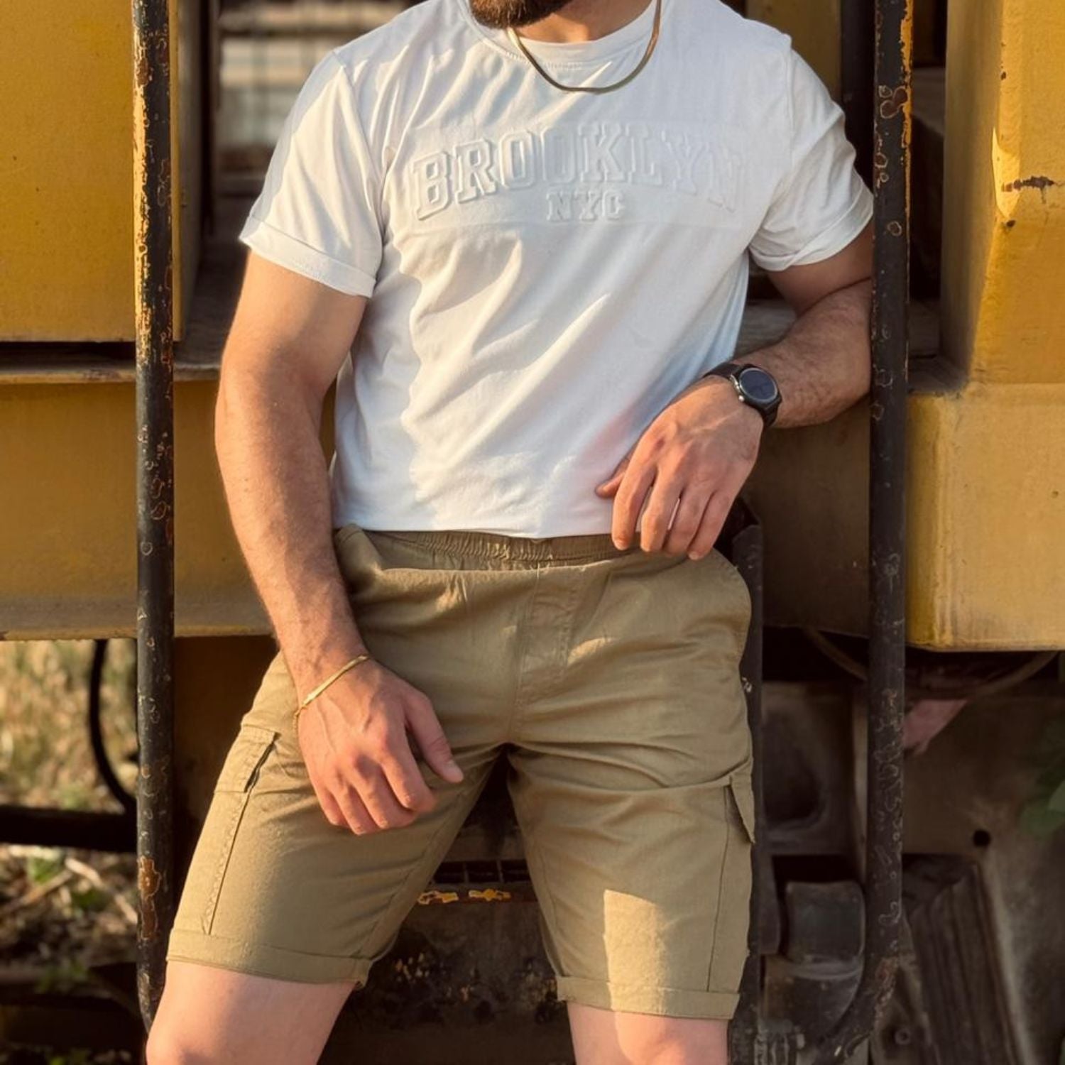 Jeanz – Short Cargo -Beige