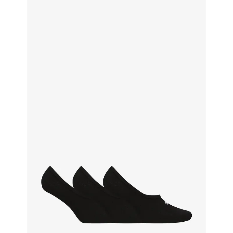 Puma - PUMA UNISEX FOOTIE 3P - Noir 3