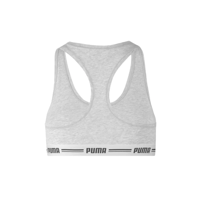 Puma - PUMA WOMEN RACER BACK TOP 1P - grey melange 2