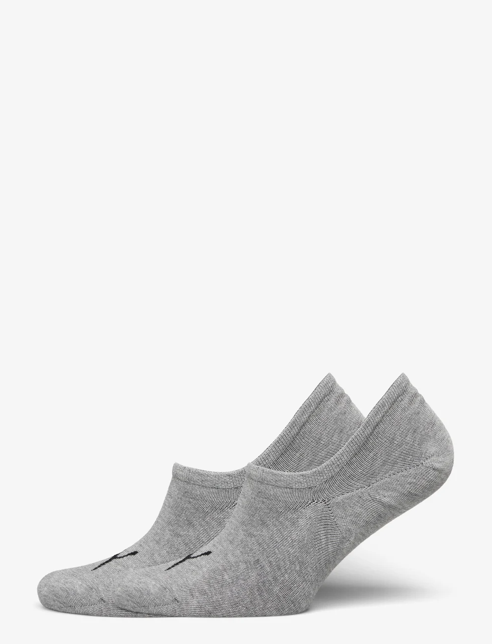 Puma – PUMA UNISEX HIGH CUT FOOTIE 2P – MIDDLE GREY MELANGE - Puma