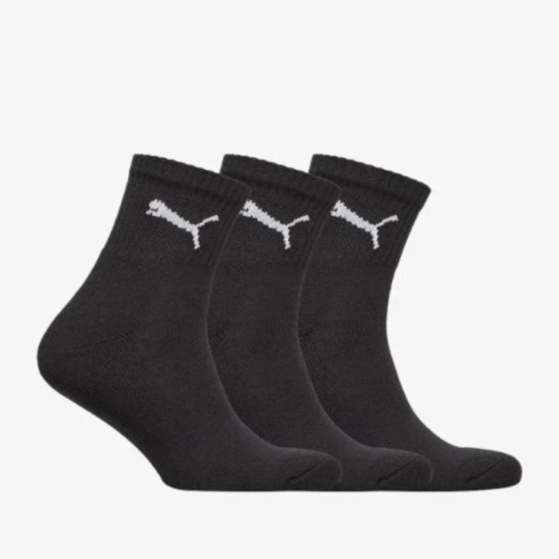 Puma – PUMA SHORT CREW 3P UNISEX – Noir - Puma