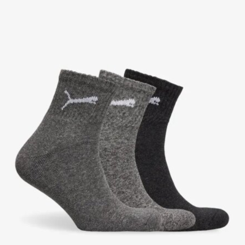 Puma – PUMA SHORT CREW 3P UNISEX – anthracite / grey - Puma