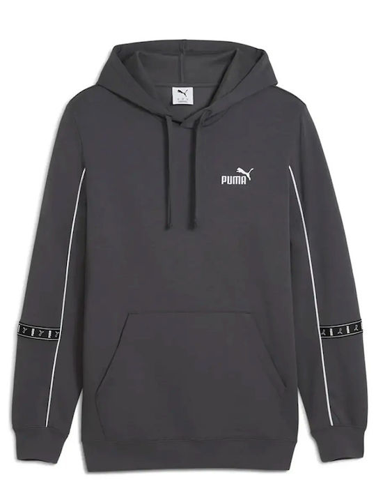 Puma – Sweat à capuche PUMA ESS TAPE LAYOUT DK – Dusty Gray - Puma
