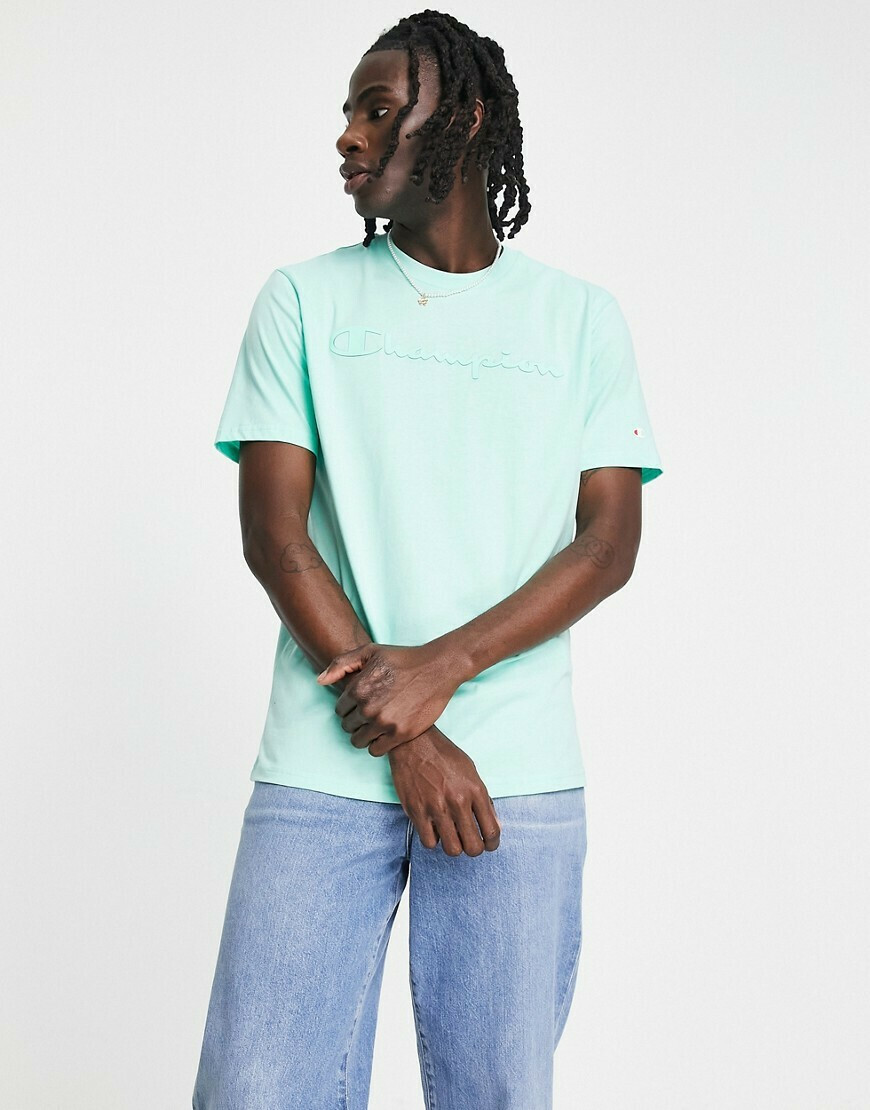 Champion -T-shirt ras du cou Champion – Turqouise