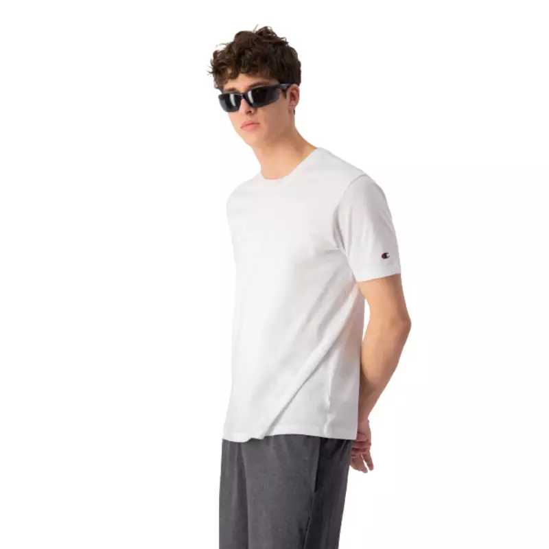 Champion – Lot de 2 t-shirts ras du cou Champion Original pour homme – Noir et blanc