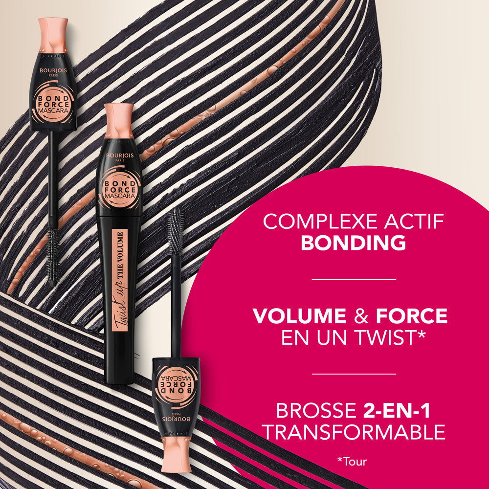 Bourjois - Nouveau Mascara Twist Up The Volume Bond Force 01 Noir 2