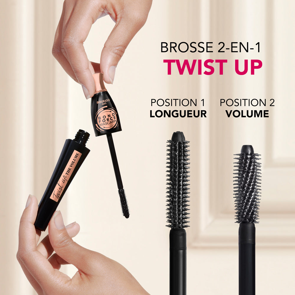 Bourjois - Nouveau Mascara Twist Up The Volume Bond Force 01 Noir 3