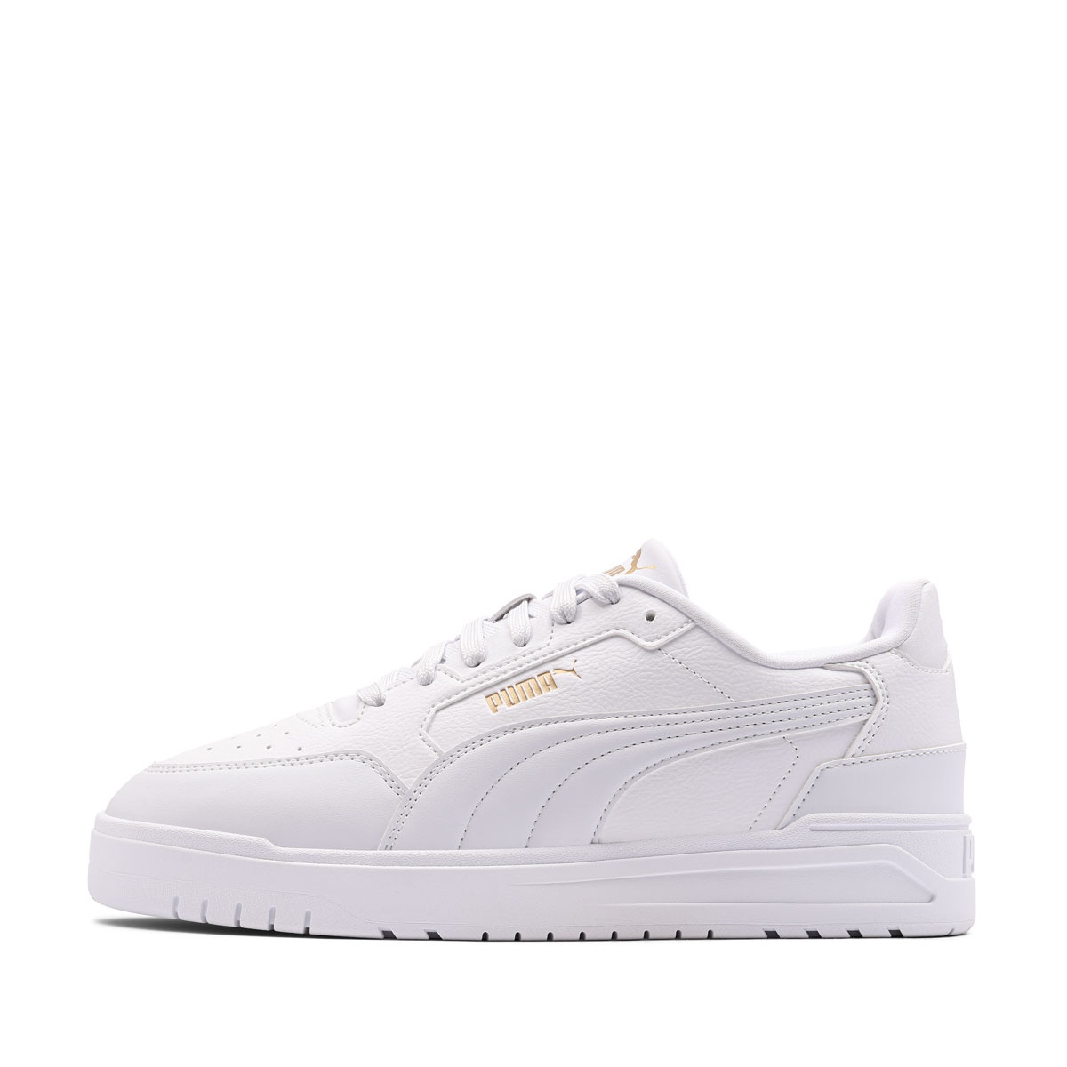 Puma - Sneakers classiques Shuffle Downtown Enfant et Adolescent - White-PUMA White-PUMA Gold 2