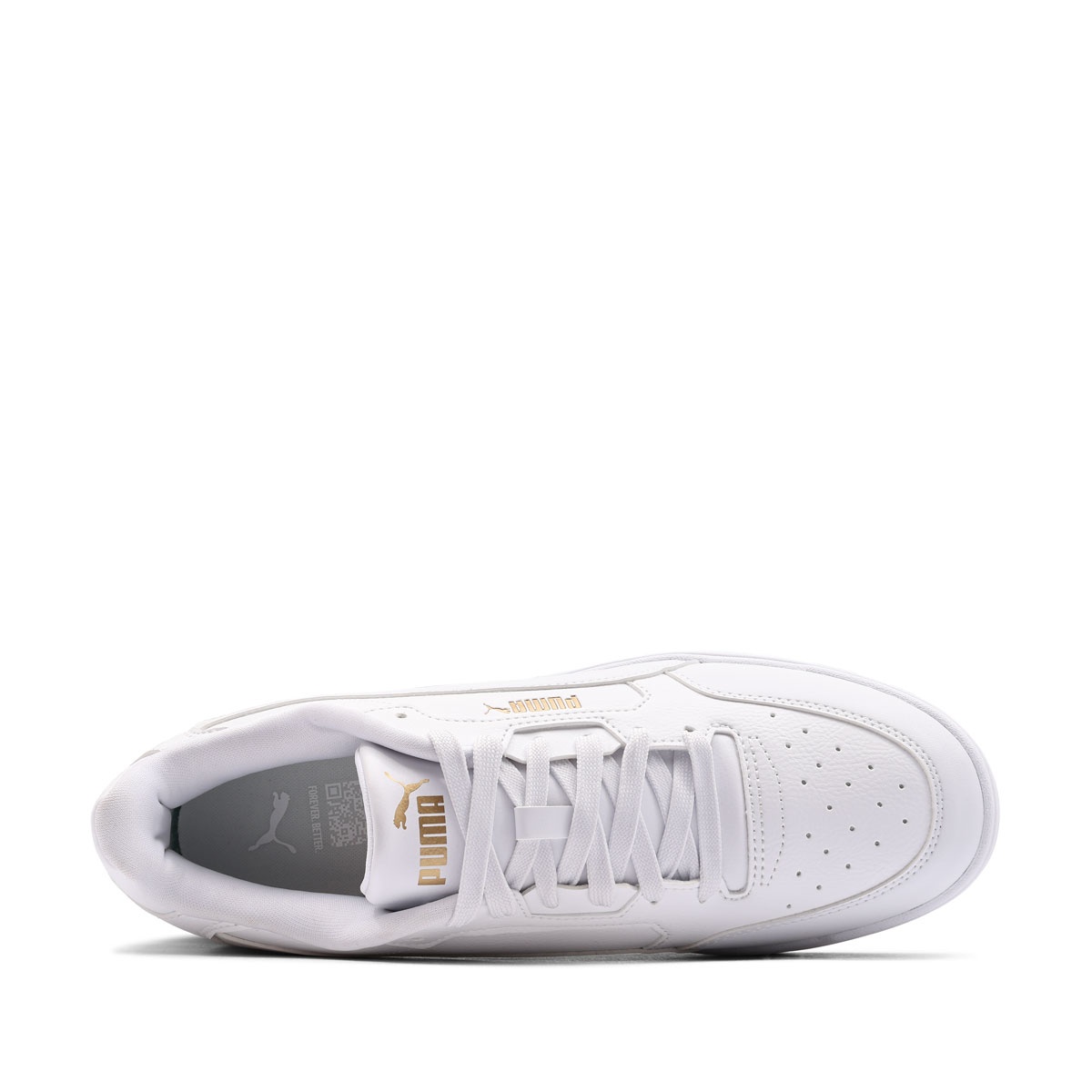 Puma - Sneakers classiques Shuffle Downtown Enfant et Adolescent - White-PUMA White-PUMA Gold 5