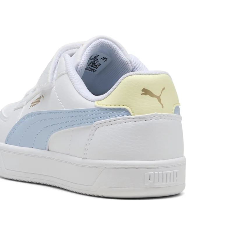 Puma - Baskets à fermture facile PUMA Caven 2.0 Enfant - White-Haute Tropic-Gold Moon 3
