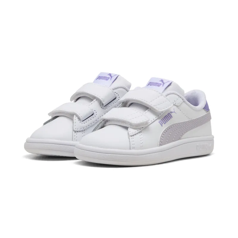 Puma - Baskets Smash 3.0 Leather V Bébé - Lilac Crush-Lavender Alert 4