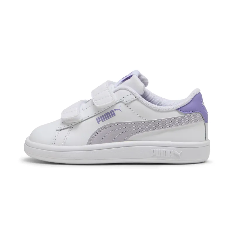 Puma - Baskets Smash 3.0 Leather V Bébé - Lilac Crush-Lavender Alert 5