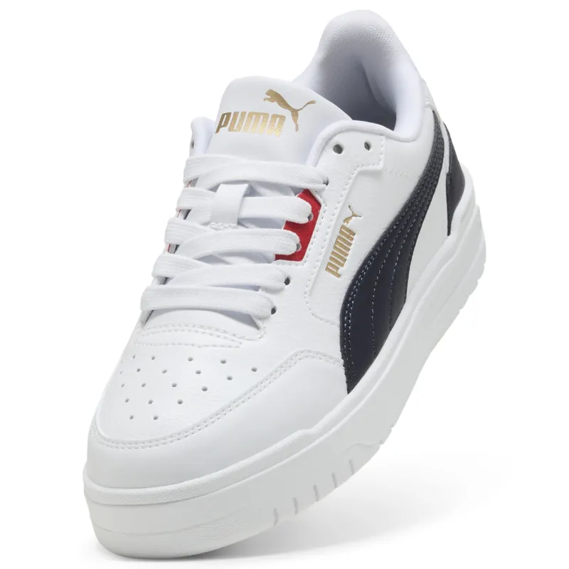 Puma - Sneakers classiques Shuffle Downtown Enfant et Adolescent - White-New Navy-For All Time Red 2