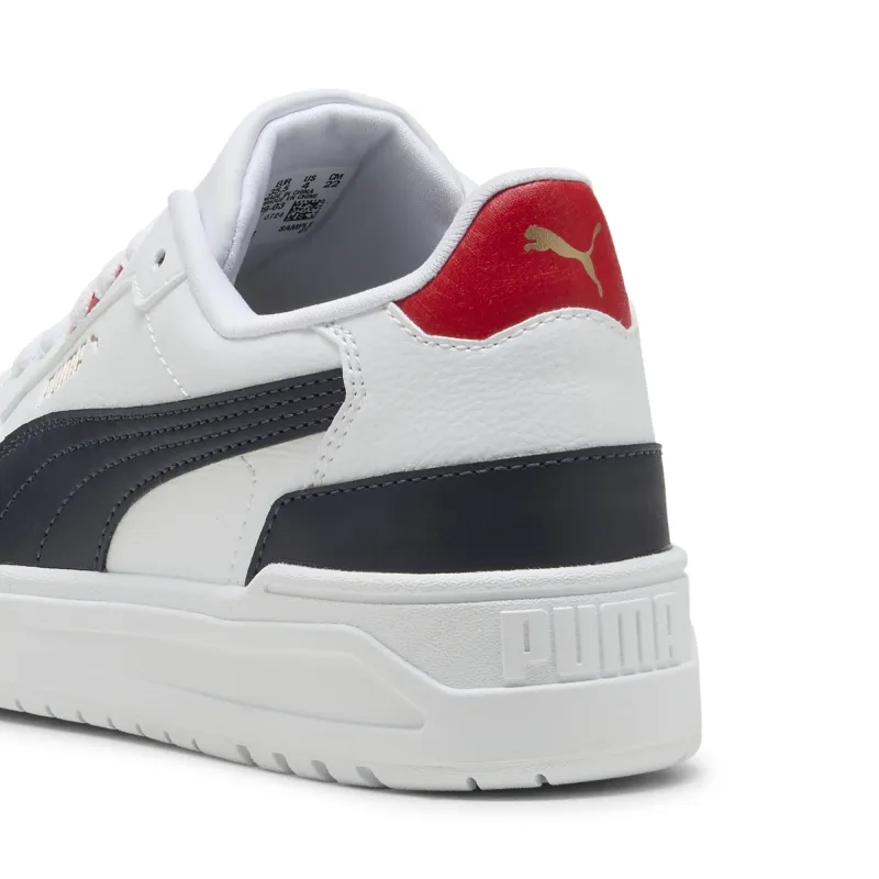 Puma - Sneakers classiques Shuffle Downtown Enfant et Adolescent - White-New Navy-For All Time Red 3