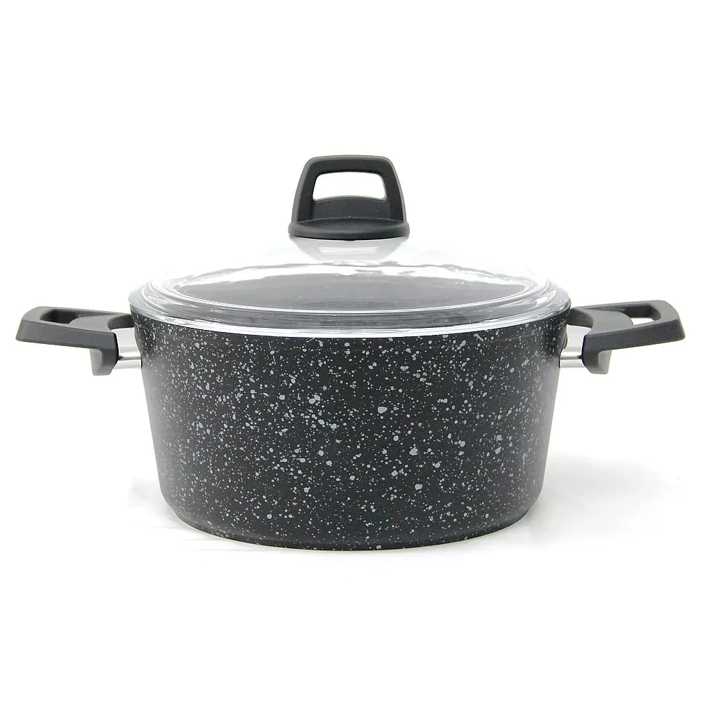 PRESTO – Marmite 20 cm En Granite Noir