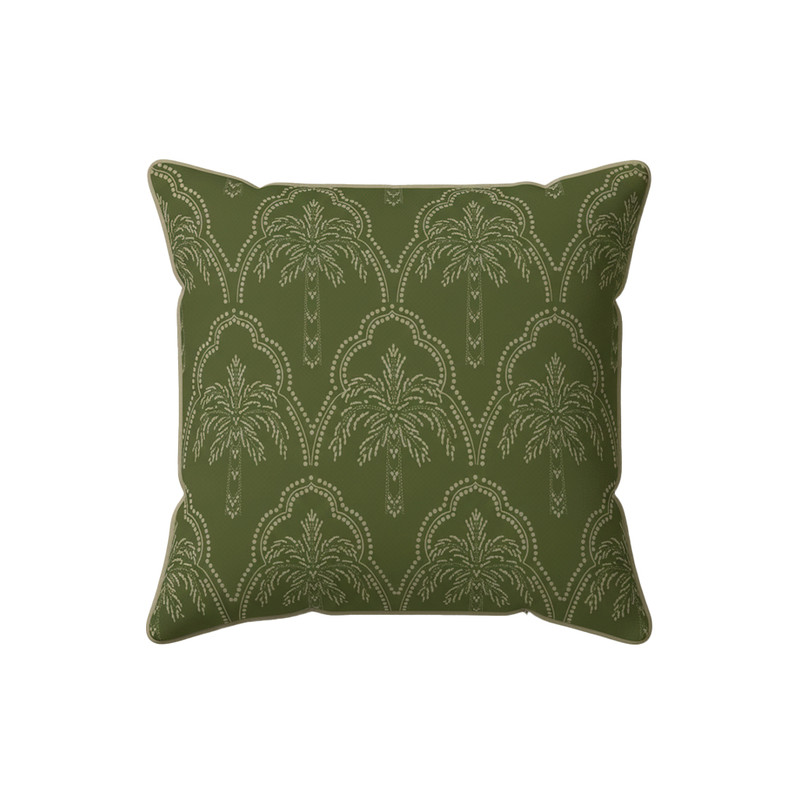 DUO ACCESSORIES – Coussin Carré Dark Unit – Vert