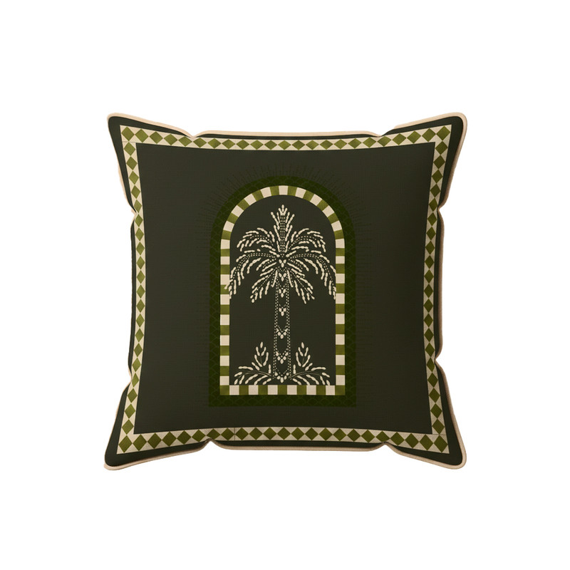 DUO ACCESSORIES – Coussin Carré Garden Arch – Vert