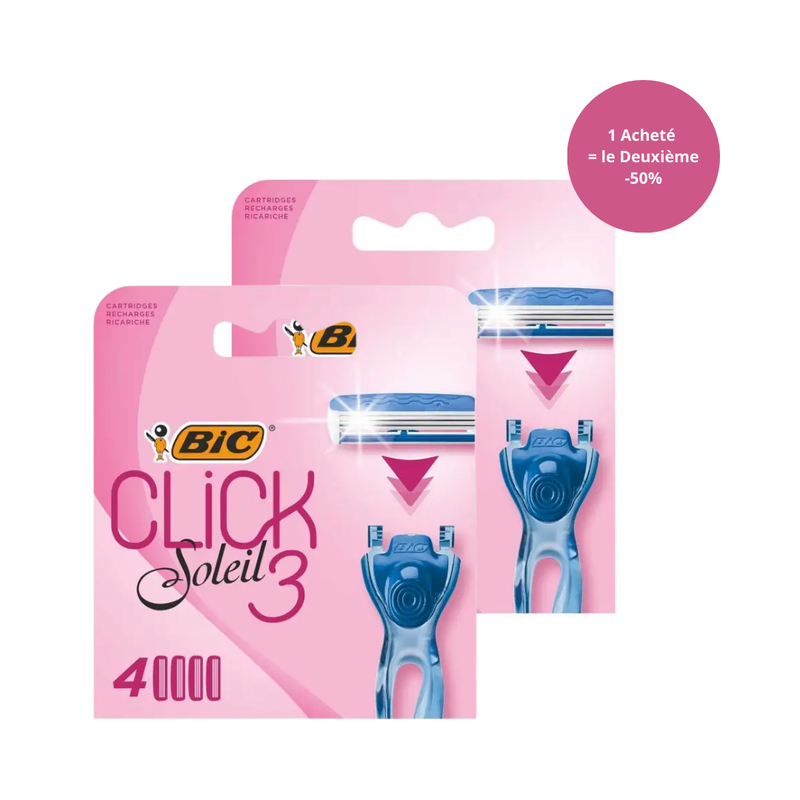 Bic – Pack Recharges Soleil ( 1 Unité acheté = 2-ème à 50%)