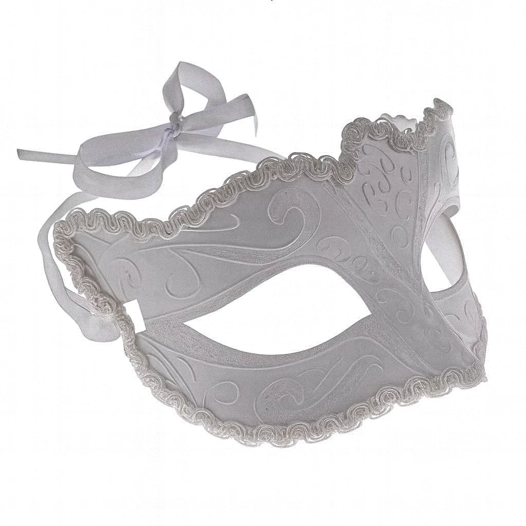 Butterfly Intimates – Masque Vénitien Élégance Mystérieuse Blanc