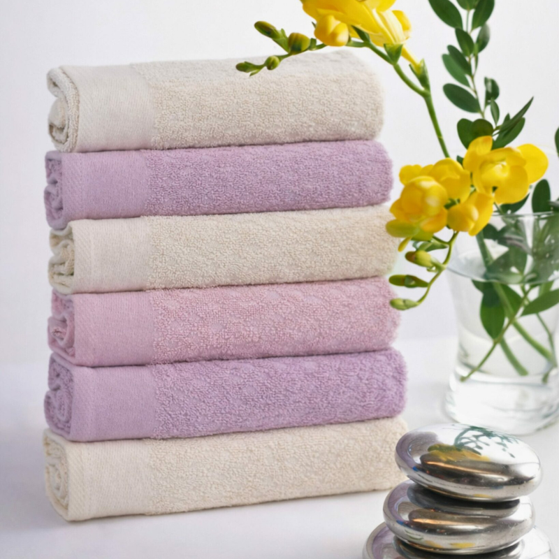 SWEET CORNER – Lot de 6 Serviettes Visage D2