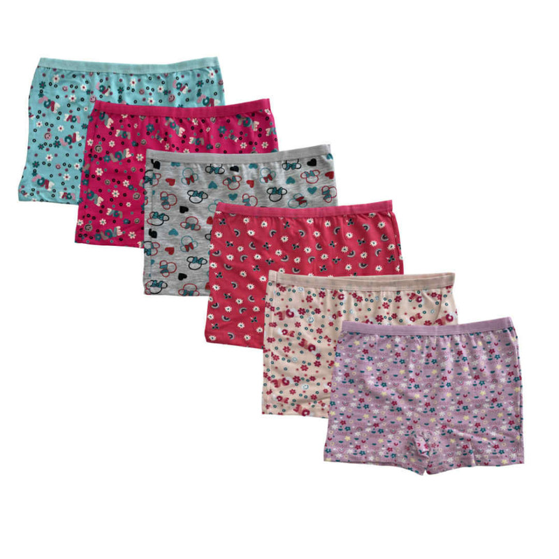 R&H – 6 slips short fille – multicoloures