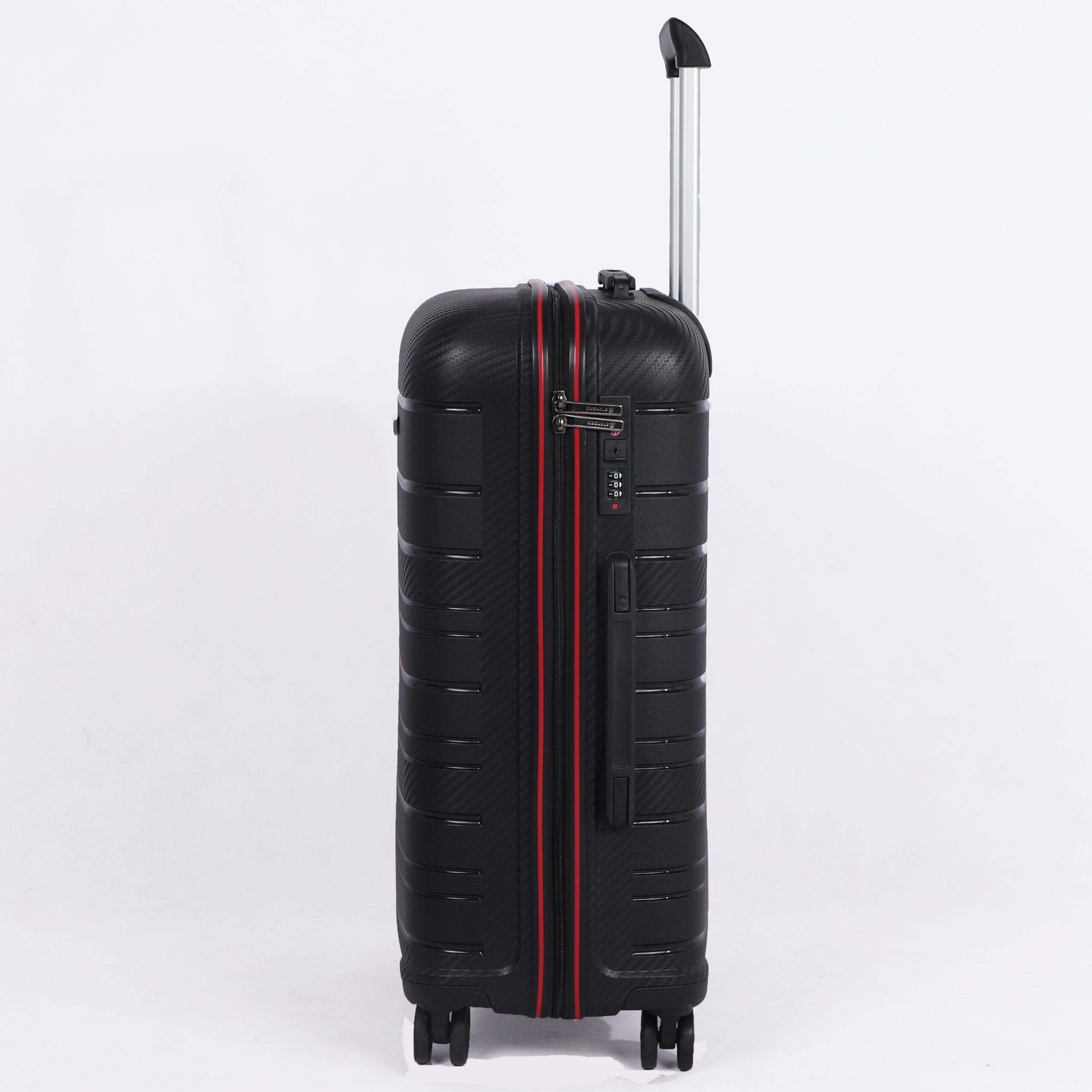 STARBAG  Valises En Polypropylène Incassable  Moyenne  Noir Rouge 5