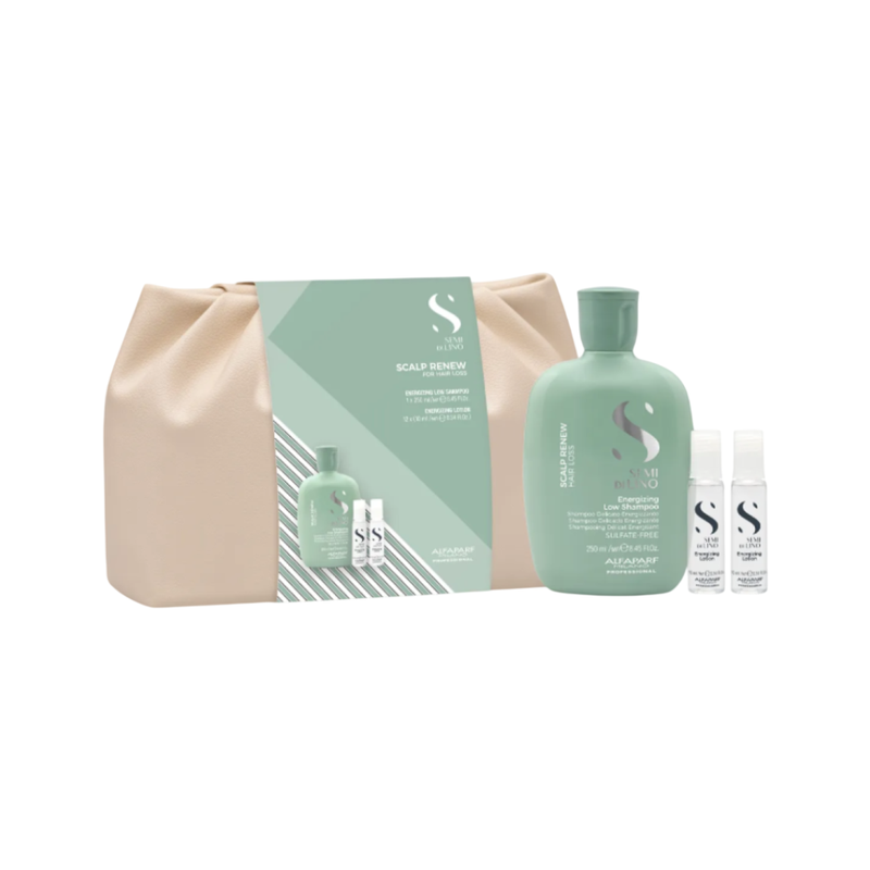 Alfaparf Milano – Semi Di Lino Kit De Régénération Du Cuir Chevelu Contre La Chute Des Cheveux ( Edition Limitée)