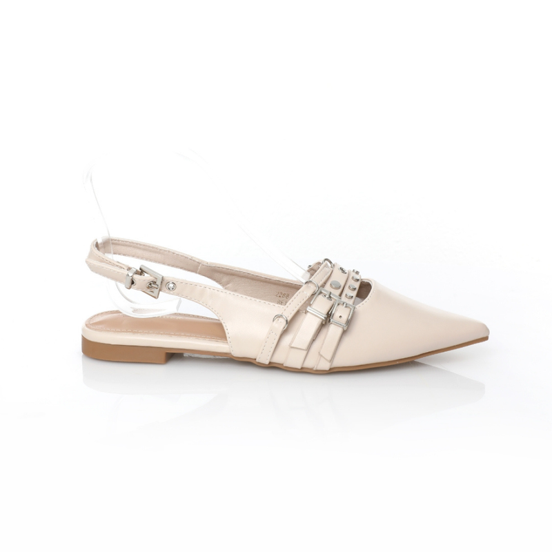 Seaside – Slingback Plat E25-2288 – Beige