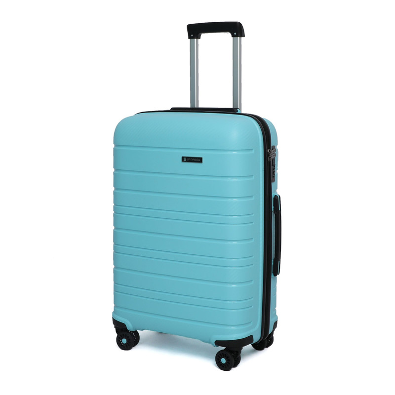 STARBAG – Valises En Polypropylène Incassable – Petite – Bleu Ciel