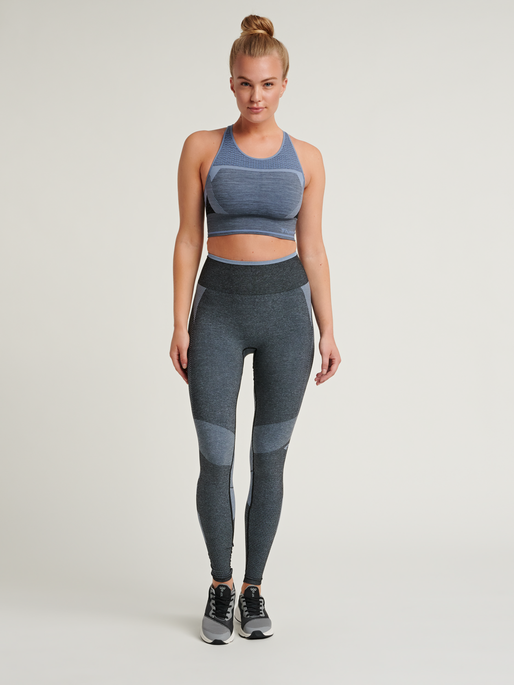 Hummel – Haut de sport Seamless – Gris Chiné