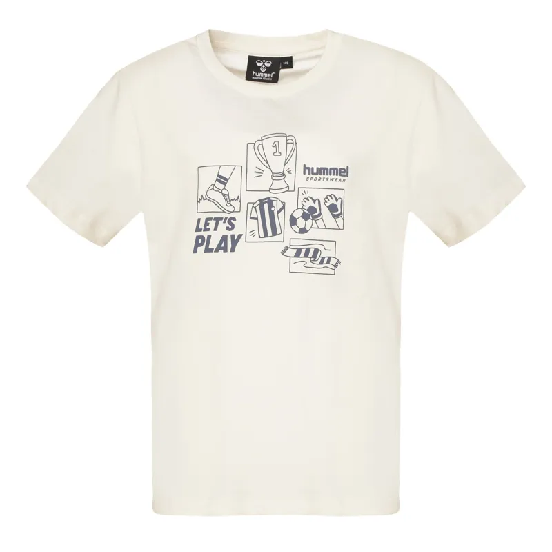 Hummel – HMLSEMENYO T-SHIRT – Ecru