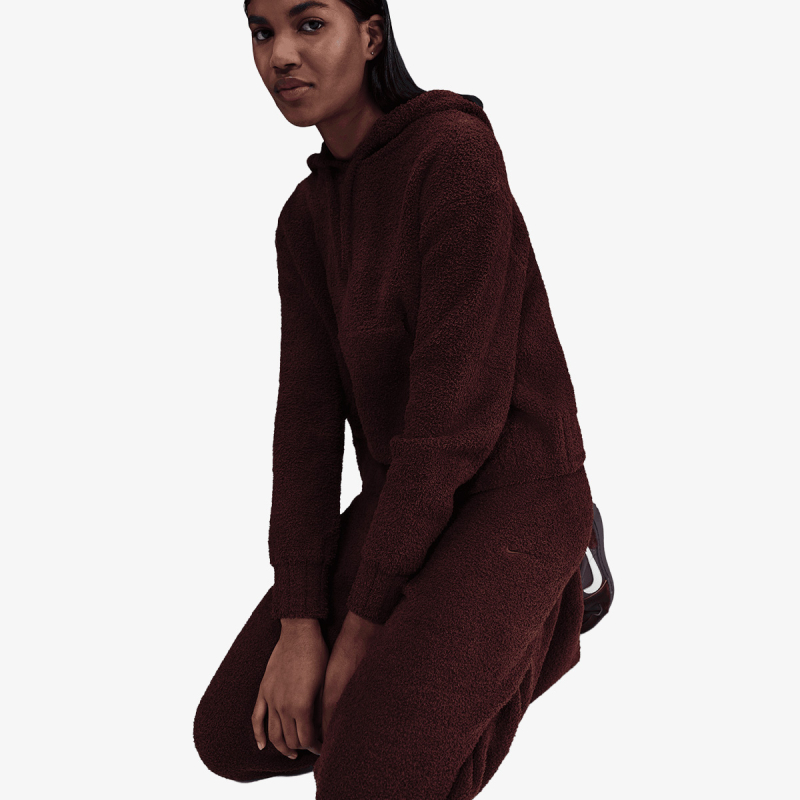 Nike – Pantalon Nike Sportswear Phoenix Cozy Bouclé Slim Knit pour femme – Burgundy Crush - Nike