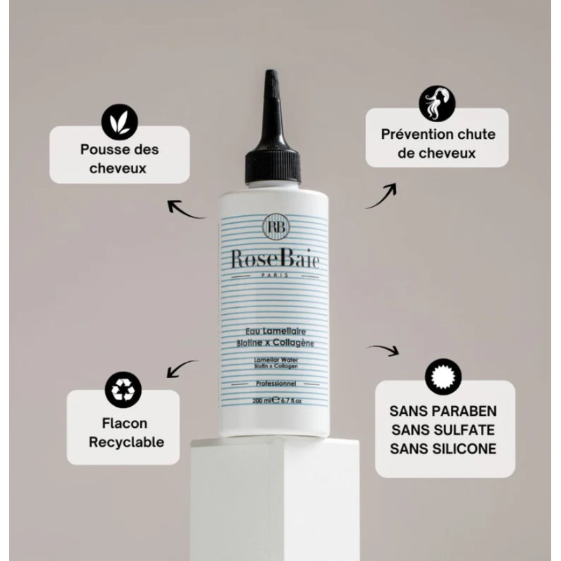 Rosebaie - Eau Lamellaire Biotine Collagene 200Ml 2