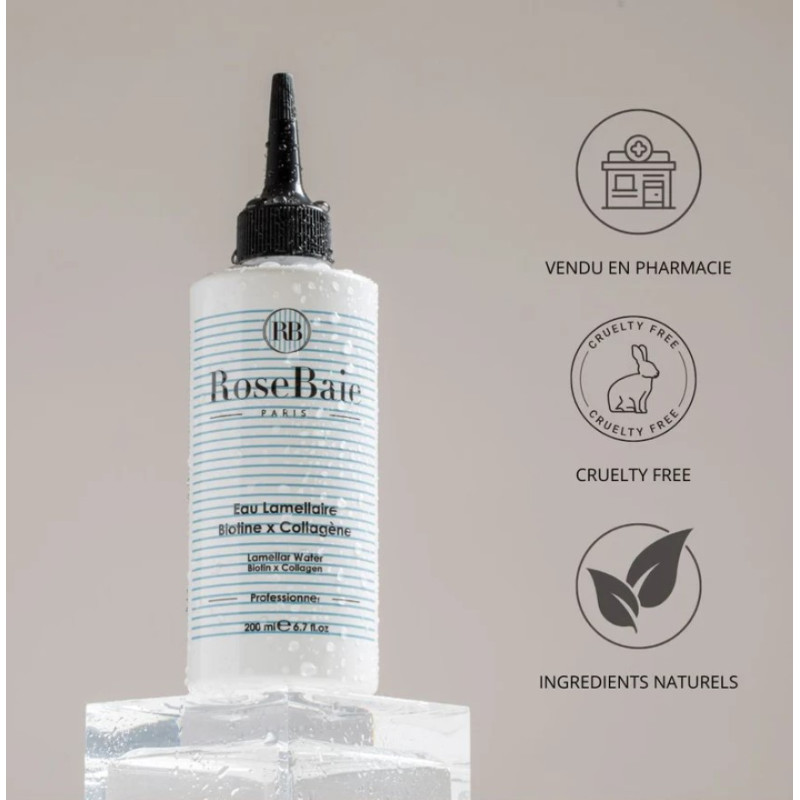 Rosebaie - Eau Lamellaire Biotine Collagene 200Ml 3