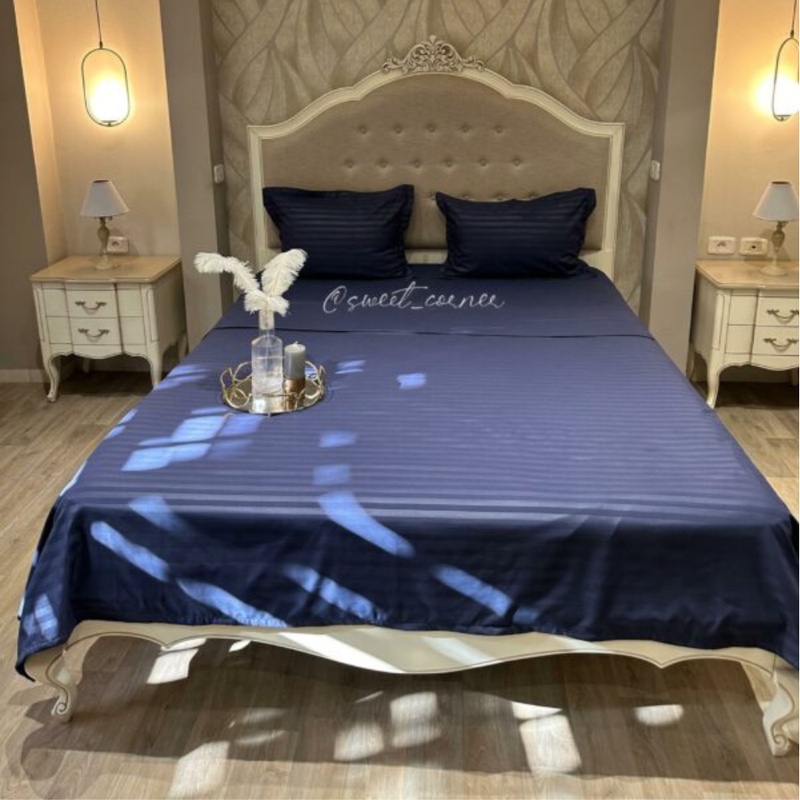 Sweet Corner – Pack Mariage Lot de 4 Parures de Lit 2 Places - Océan &amp; Ciel 2