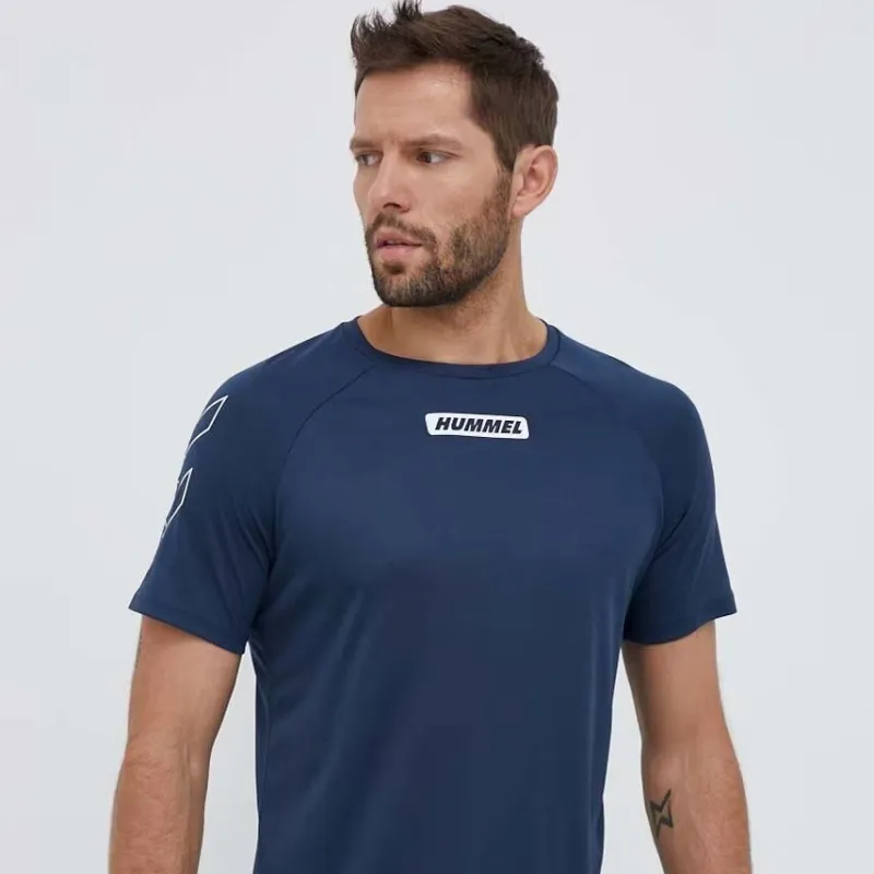 Hummel – T-shirt Homme Hmlte Topaz – Bleu