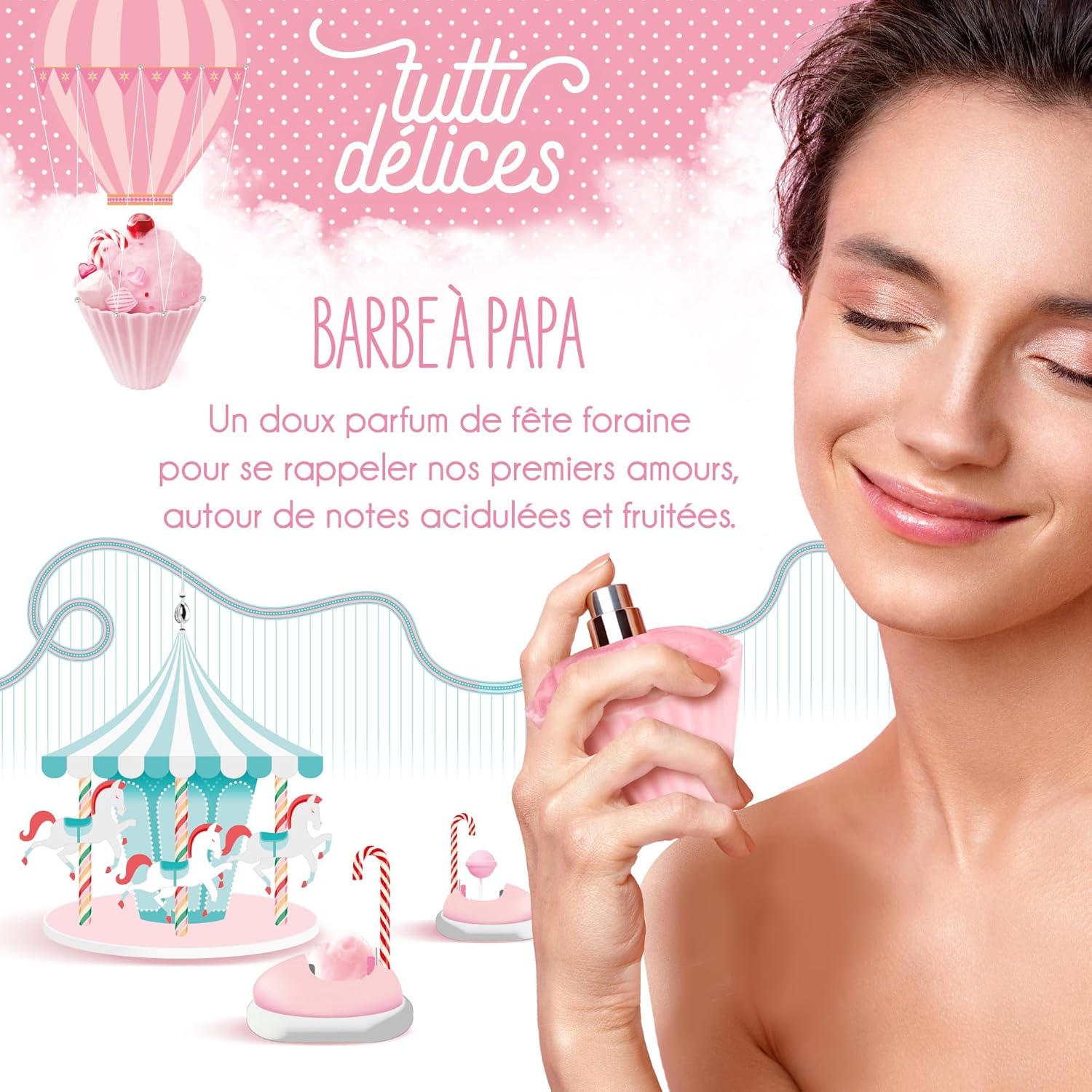 Tutti Délices - Coffret Barbe A Papa Eau De Toilette 50Ml 3