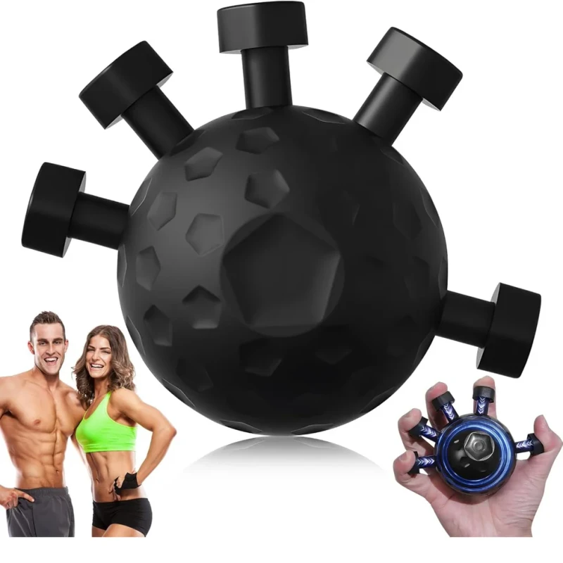 NEST - Hand Grip Strengthener Réglable - Exercice des Doigts & Avant-bras - Noir 2