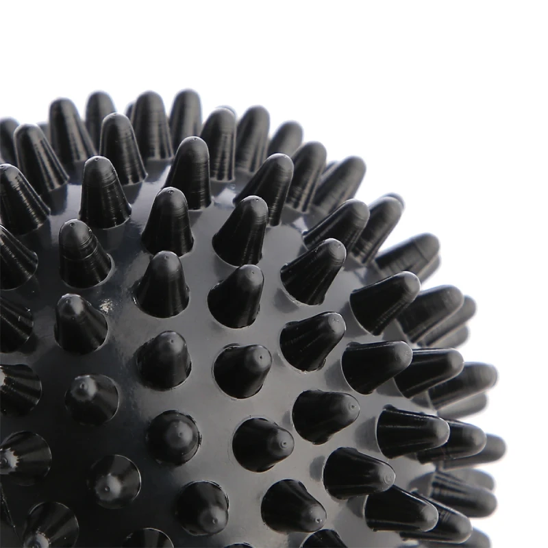NEST - Balle de Massage à Picots - Auto-Massage &amp; Points de Pression - PVC Résistant - Noir 2