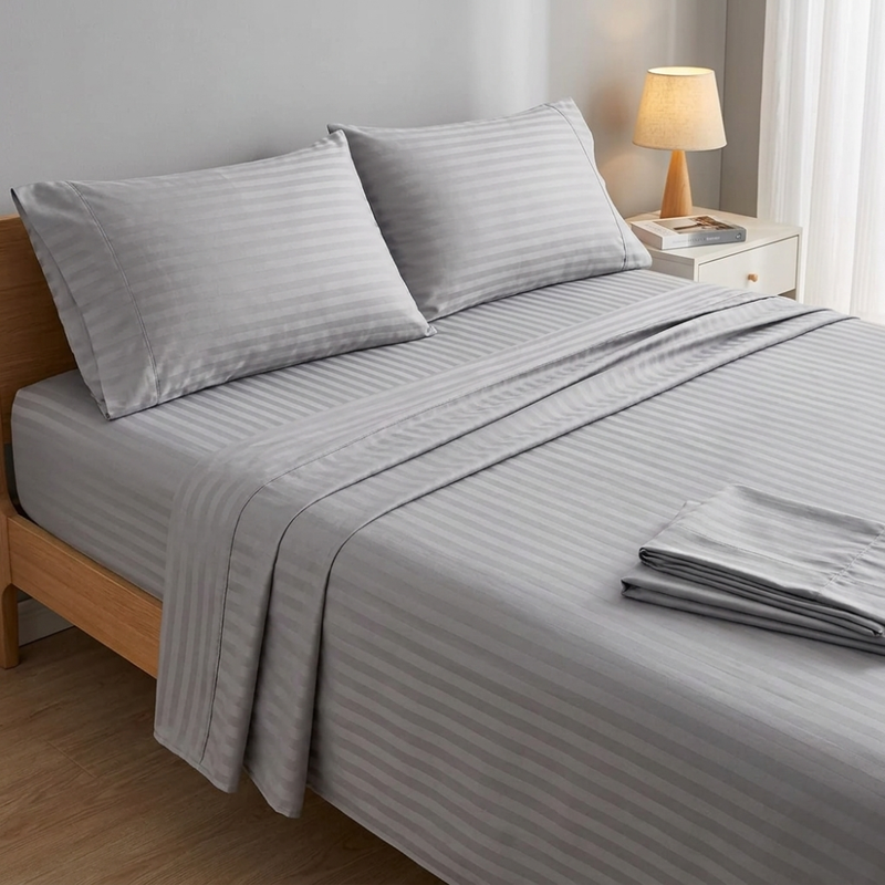 Sweet Corner - Pack Mariage Luxe Maison - Chambre &amp; Salle de Bain - Gris 2